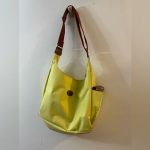 Longchamp Cross Body Lime Green bag